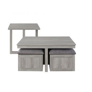 Picket House Furnishings - Dawson 2PC Occasional Set in Grey - CTUT1002PC