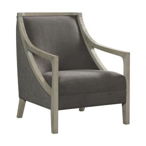 Picket House Furnishings Dayna Accent Chair with White Wash Frame In Charcoal - UHK526102E