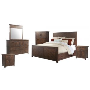 Picket House Furnishings - Dex King Platform Storage 6PC Bedroom Set - JX600KB6PC
