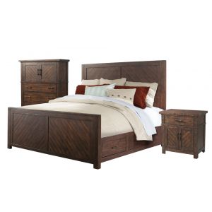 Picket House Furnishings - Dex Queen Platform Storage 3PC Bedroom Set - JX600QB3PC