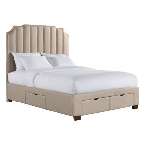 Picket House Furnishings - Duncan Queen Upholstered Storage Bed in Sand - UHR3152QSB