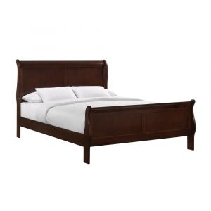 Picket House Furnishings - Ellington Queen Panel Bed in Cherry - B-11455-QB