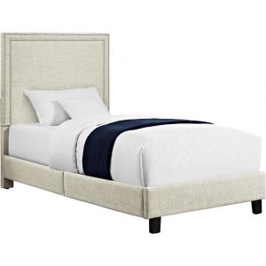 Picket House Furnishings - Emery Upholstered Twin Platform Bed - UMY082TB