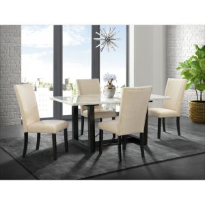 Picket House Furnishings - Florentina 5PC Standard Dining Set- Table & Four Chairs - D-5277-DT-5PC