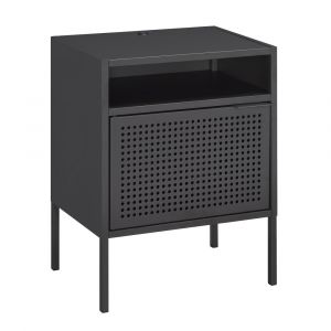 Picket House Furnishings - Gemma Nightstand with USB Port in Gray - CEB300NSE