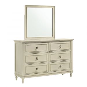 Picket House Furnishings - Gia 6-Drawer Dresser and Mirror Set - GI700DRMR