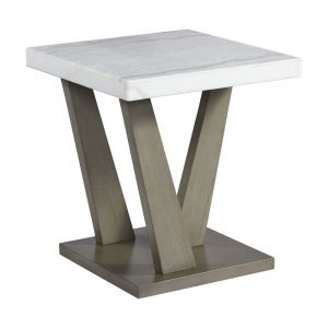 Picket House Furnishings - Graham Square End Table in Grey - T-6850-ET