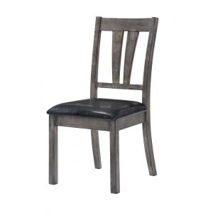 Picket House Furnishings - Grayson Fan Back Chair w. PU Seat - (Set of 2) - DNH100SCPVS