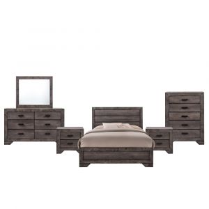 Picket House Furnishings - Grayson Youth Full Panel 6PC Bedroom Set - NH100FB6PC