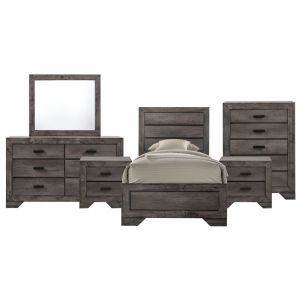 Picket House Furnishings - Grayson Youth Twin Panel 6PC Bedroom Set - NH100TB6PC