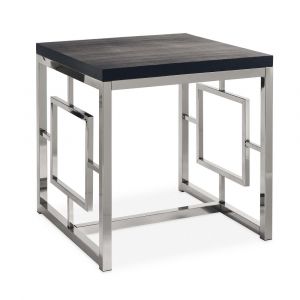 Picket House Furnishings - Harper End Table in Chrome Black - CEZ100ETE