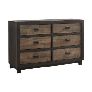 Picket House Furnishings - Harrison 6 Drawer Dresser in Walnut - HG100DR
