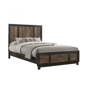 Picket House Furnishings - Harrison Queen Panel Bed in Walnut - HG100QB