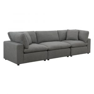Picket House Furnishings Haven 3pc Sectional Sofa In Charcoal - UCL30573PC