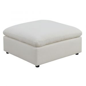 Picket House Furnishings Haven Ottoman In Cotton - UCL3055000