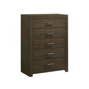 Picket House Furnishings - Hendrix 5-Drawer Chest in Walnut - BY400CH