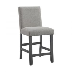 Picket House Furnishings - Hester Counter Side Chair with Grey Fabric in Grey (2 Per Carton) - D-7670-3-CSC