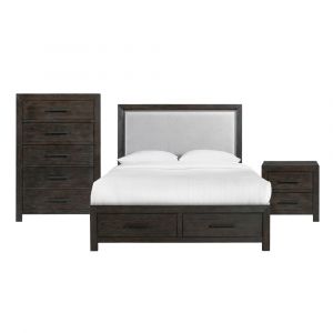 Picket House Furnishings - Holland Queen 4-Drawer Platform Storage 3PC Bedroom Set - SY600QB3PC