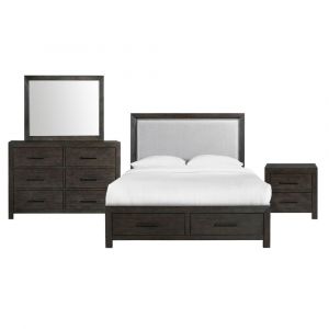 Picket House Furnishings - Holland Queen 4-Drawer Platform Storage 4PC Bedroom Set - SY600QB4PC