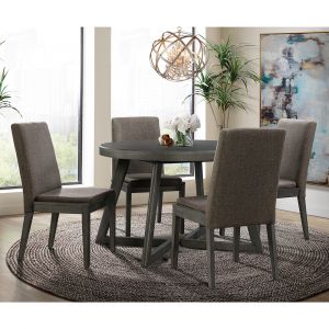 Picket House Furnishings - Hudson Round 5PC Dining Set-Table & Four Chairs - DCR5005PC