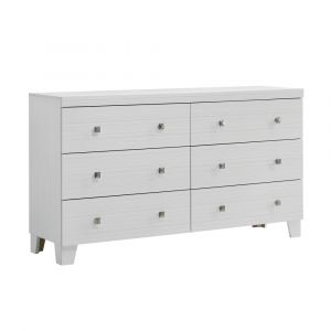 Picket House Furnishings - Icon 6-Drawer Dresser in White - B.1090.DR
