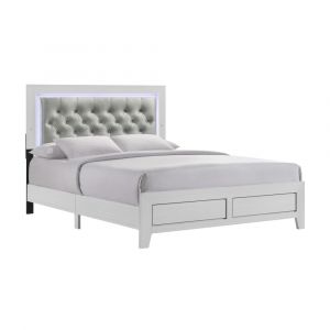 Picket House Furnishings - Icon Queen Panel Bed in White - B.1090.QB