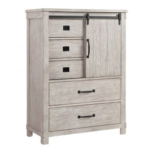 Picket House Furnishings Jack 5-Drawer Gentlemen's Chest in White - SC600CH