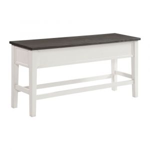 Picket House Furnishings - Jamison Storage Counter Dining Bench in Gray - DKY350CSBN