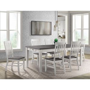 Picket House Furnishings - Jamison Two Tone 7PC Dining Set-Table & Six Chairs - DKY3007PC