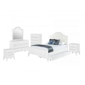 Picket House Furnishings - Jenna Full Bed with Trundle 6 PC Set - JS700FT6PC