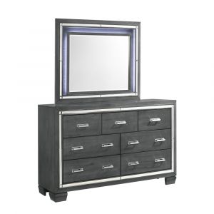 Picket House Furnishings - Kenzie 7-Drawer Dresser w/ Mirror Set - TT100DRMR
