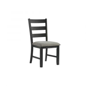 Picket House Furnishings - Kona Standard Height Side Chair in Black (Set of 2) - DMT300SC