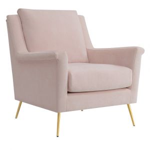 Picket House Furnishings - Lincoln Accent Chair in Blush - UCB1740100E
