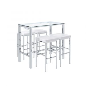 Picket House Furnishings - Lori Multipurpose Bar Table Set - CTLN100BTSP