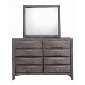 Picket House Furnishings - Madison Dresser And Mirror Set in Gray - EG100DRMR