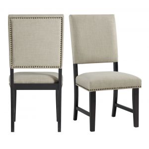 Picket House Furnishings - Mara Upholstered Side Chair (Set of 2)- DMD100SC