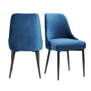 Picket House Furnishings - Mardelle Dining Side Chair in Blue (Set of 2) - CCS100SCBL