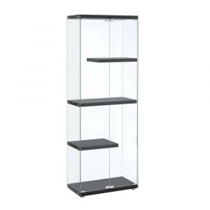 Picket House Furnishings - Maxwell  Display Cabinet in Black - 3A Packing - CIE800DCE