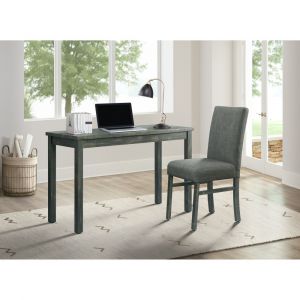Picket House Furnishings - Mella Desk and Chair Set in Grey - D-13400-DKCH