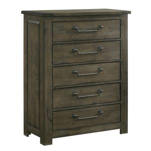 Picket House Furnishings - Memphis 5-Drawer Chest in Grey - MV500CH