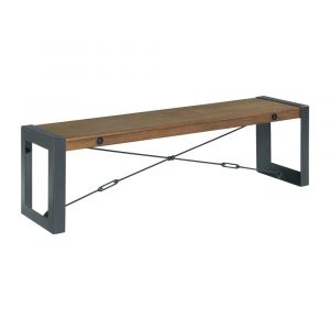 Picket House Furnishings - Micah Dining Bench in Walnut - A.8340.BN