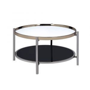 Picket House Furnishings - Monaco Round Coffee Table in Gold Slate - CEH100CTE