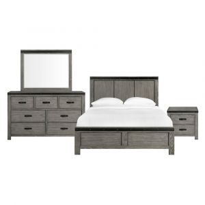 Picket House Furnishings - Montauk Queen Panel 4PC Bedroom Set - WE600QB4PC
