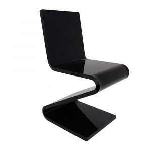 Picket House Furnishings - Peek Z-Chair in Black - CIR900CH