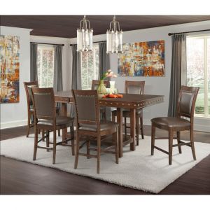 Picket House Furnishings - Pruitt Counter 7PC Dining Set-Table & 6 Counter Side Chairs - DPS100S7PC