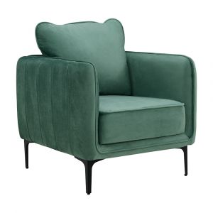 Picket House Furnishings - Reale Chair in Lavish 152 Green Velvet - U-4460-8562-100