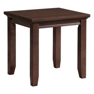 Picket House Furnishings - Rouge End Table W/O Drawer in Cherry - TCH500ET