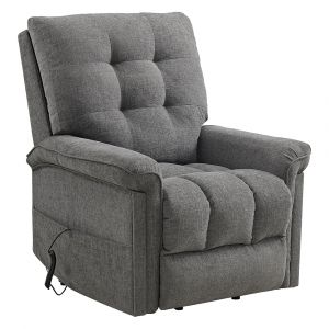 Picket House Furnishings - Secco Power Motion Lift Chair in 15337-2 Ribbit Charcoal - U-4610-8490-108