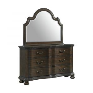 Picket House Furnishings - Serena 6-Drawer Dresser with Mirror - AV600DRMR