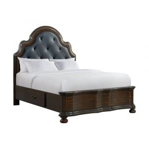 Picket House Furnishings - Serena Queen 2-Drawer Platform Storage Bed - AV600QB